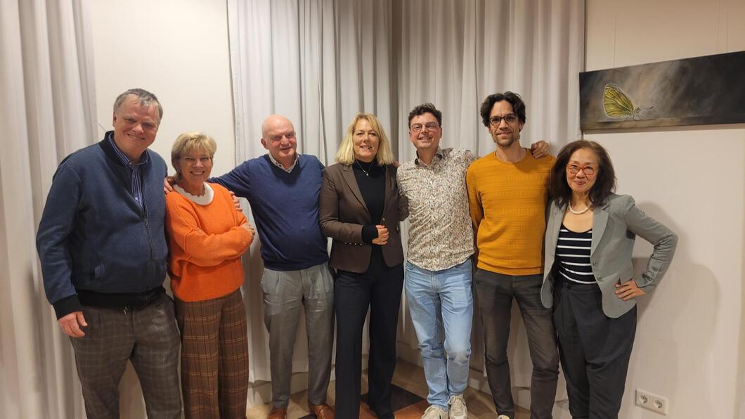 Een foto van onze kandidaten genomen tijdens de ALV